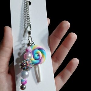 Colorful Lollipop Charm For Tumbler Handle